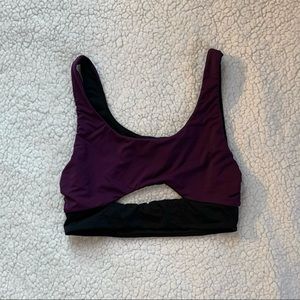 Athleta Mod Block Reversible Scoop Bikini